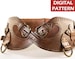 Crossed Buckles Belt  - DIGITAL PDF PATTERN - 