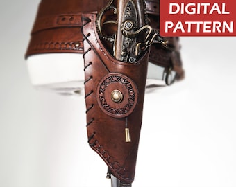 Flintlock Belt Holster - DIGITAL PDF PATTERN