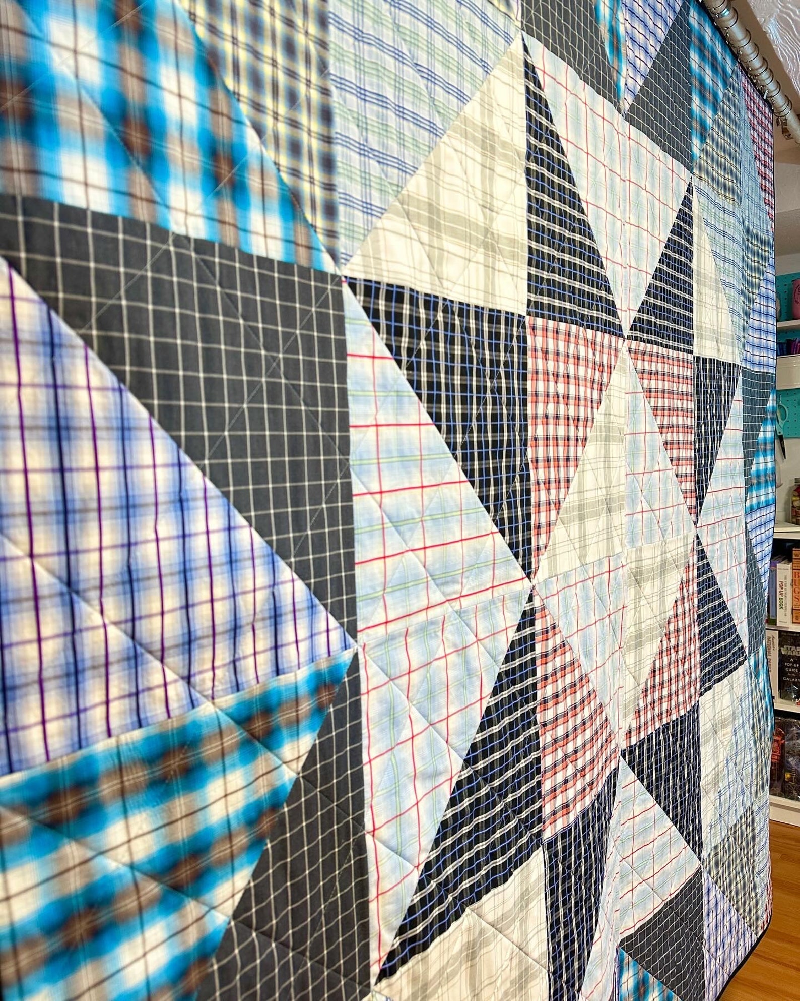 Large Memory Star Quilt Pattern - 4 Sizes - 72