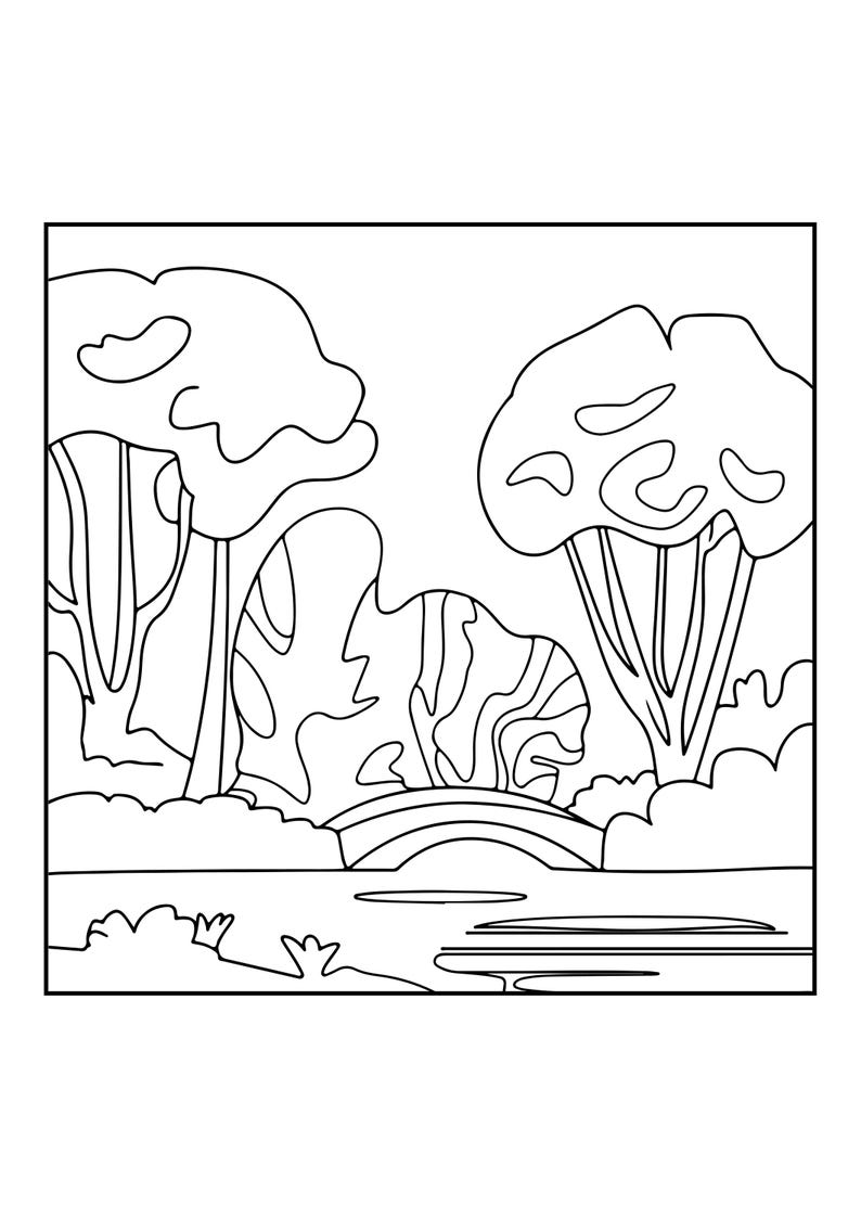 Cozy Hygge Coloring Book | 91 Pages Relaxing Home Scenes (Digital PDF Download) image 17