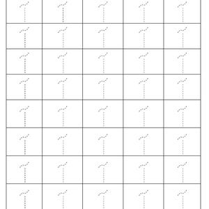 Puede incluir: Una hoja de trabajo educativa en blanco y negro con una cuadr&iacute;cula de cuarenta celdas, cada una con una letra urdu en l&iacute;neas discontinuas para practicar el trazado. La parte superior incluye el texto en urdu 'پنسل پھیریے' y 'نقاط ملا کر حرف مکمل کریں' con una l&iacute;nea en blanco para un nombre.