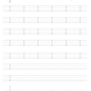 Pode incluir: Uma folha de exerc&iacute;cios educativa a preto e branco para praticar a caligrafia, com a palavra Iron, um desenho de linha de um ferro de engomar e v&aacute;rias linhas tracejadas para tra&ccedil;ar a letra mai&uacute;scula I numa p&aacute;gina branca.