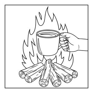 Cozy Hygge Coloring Book | 91 Pages Relaxing Home Scenes (Digital PDF Download) image 8