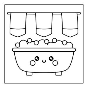 Cozy Kitchen Coloring Book | 108 Bold Easy Pages (Digital PDF) Bild 14