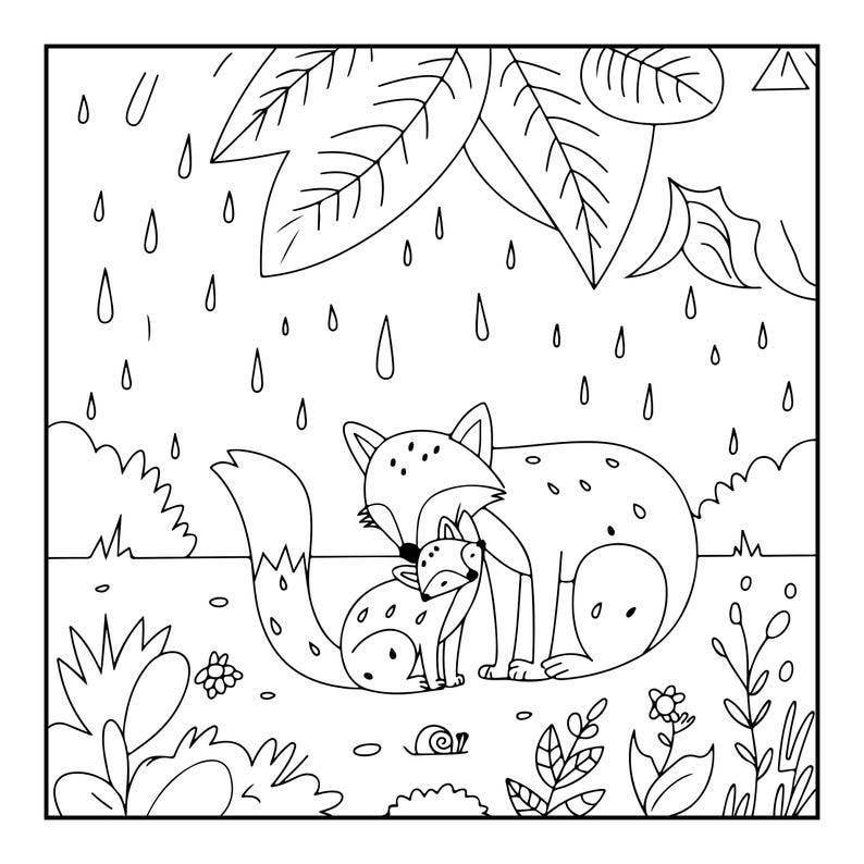 Into Gardens – Ein mutiges und einfaches Malbuch | Welpen, Blumen, Schmetterlinge (Digitaler PDF-Download) Bild 6