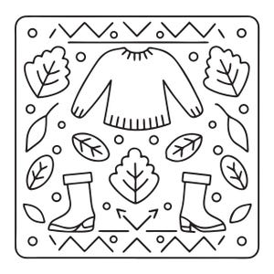 100 mysiga målarbilder med rymden | Djärva enkla kawaii-mönster (digital nedladdning) bild 11