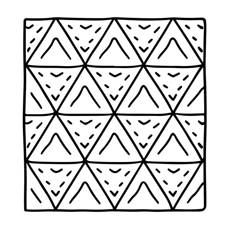 Bold Floral Pattern Coloring Book | 130 Pages, Adult Relaxation (Digital Download) image 6