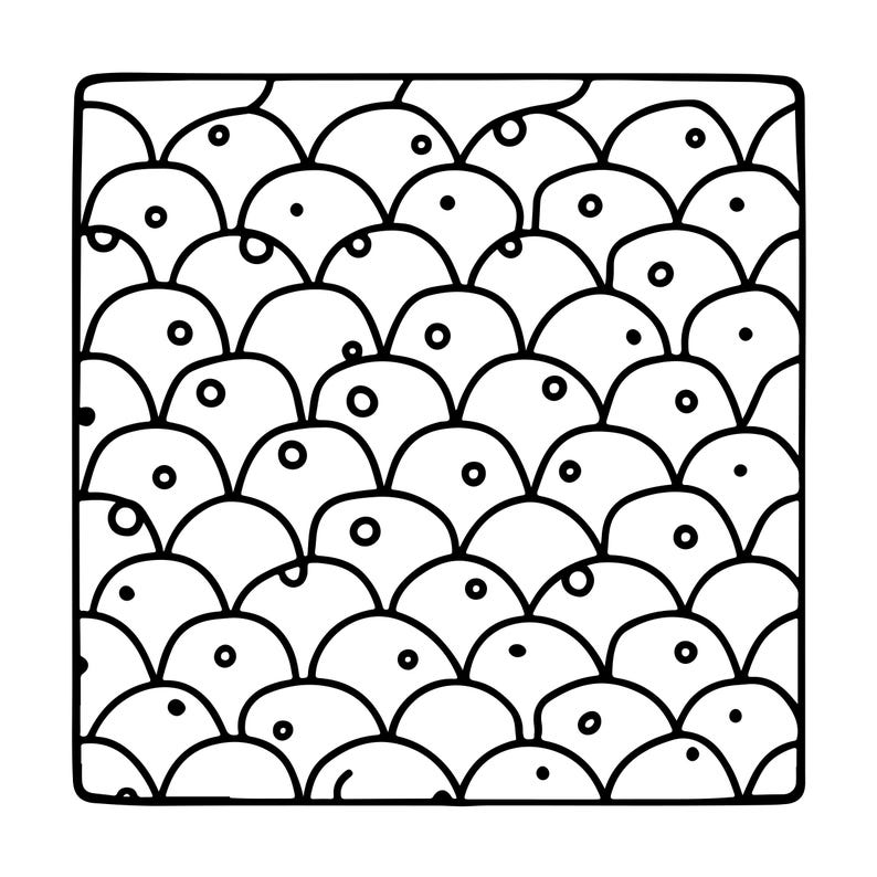 Bold Floral Pattern Coloring Book | 130 Pages, Adult Relaxation (Digital Download) image 8