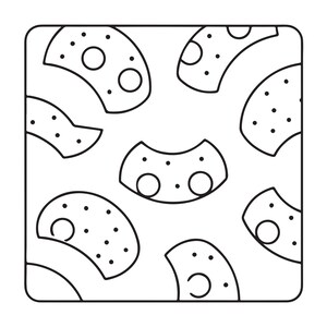 100 mysiga målarbilder med rymden | Djärva enkla kawaii-mönster (digital nedladdning) bild 12