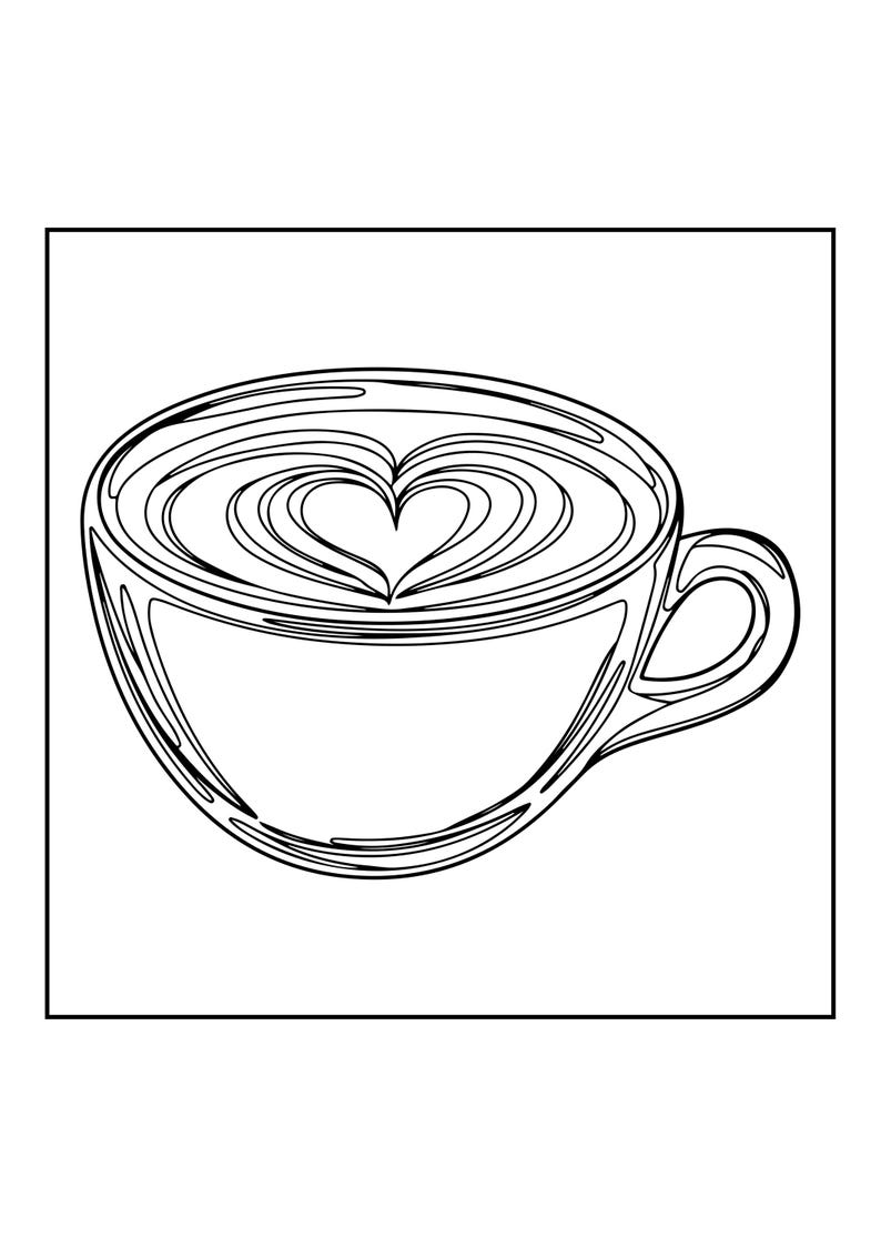 Cozy Hygge Coloring Book | 91 Pages Relaxing Home Scenes (Digital PDF Download) image 20