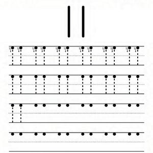 Peut inclure: Une feuille de travail &eacute;ducative blanche intitul&eacute;e Name et Number Tracing The Number 11. Elle pr&eacute;sente deux grandes lignes verticales noires repr&eacute;sentant le nombre 11, suivies de lignes en pointill&eacute;s avec des fl&egrave;ches pour tracer le nombre 11.