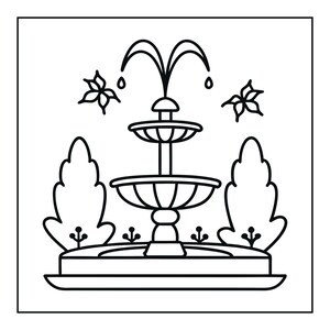Livre de coloriage de 63 pages sur les objets du quotidien, motifs simples et audacieux (téléchargement numérique) image 6