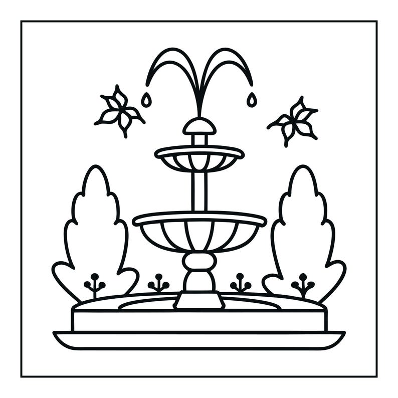 Livre de coloriage de 63 pages sur les objets du quotidien, motifs simples et audacieux (téléchargement numérique) image 6