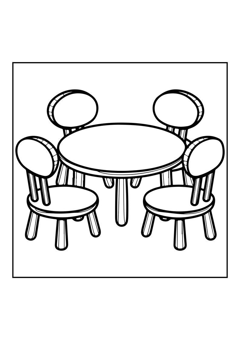 Cozy Hygge Coloring Book | 91 Pages Relaxing Home Scenes (Digital PDF Download) image 11