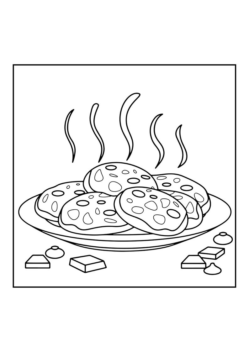 Cozy Hygge Coloring Book | 91 Pages Relaxing Home Scenes (Digital PDF Download) image 12