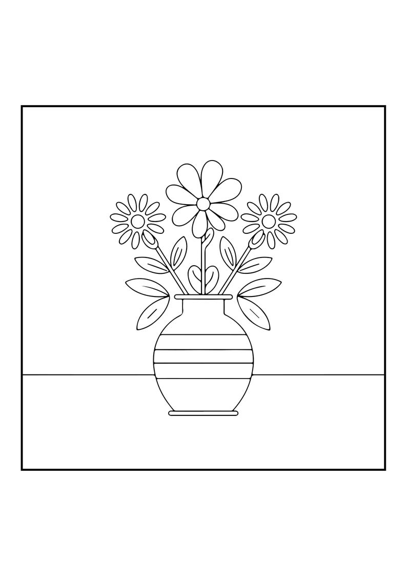 Cozy Hygge Coloring Book | 91 Pages Relaxing Home Scenes (Digital PDF Download) image 7