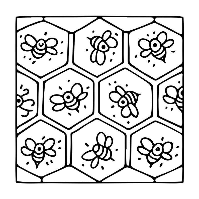 Bold Floral Pattern Coloring Book | 130 Pages, Adult Relaxation (Digital Download) image 16