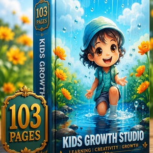 103ページの雨の日ぬり絵ブック｜幼児・未就学児向けアクティビティ（PDFダウンロード） 画像 1