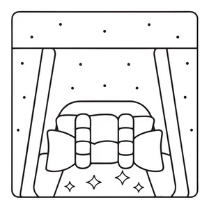 Cozy Space Coloring Book | 100 Bold Easy Pages (Digital Download) image 12