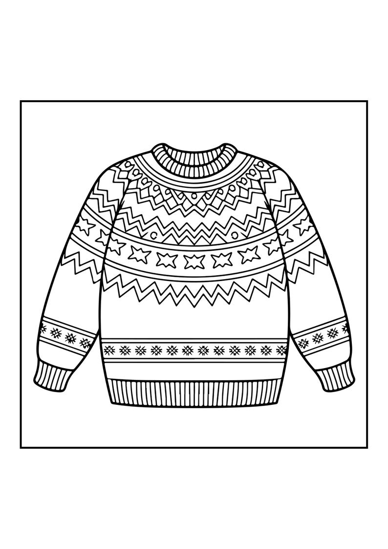 Cozy Hygge Coloring Book | 91 Pages Relaxing Home Scenes (Digital PDF Download) image 6