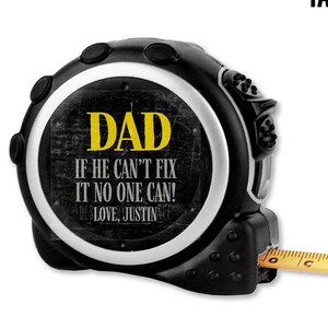 Custom Gift for Dad, Personalized Tape Measure, Father&#39;s Day, Birthday, Gift for Him, Garage Tools, Husband Gifts Custom Tool Daddy D-FDA004