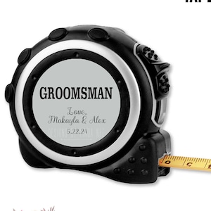 Groomsman Gift, Personalized Wedding Gift for Groomsmen, Gift from Bride, Gift from Groom, Wedding Party Gifts, Thank You Gift TAPE18