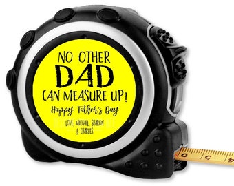 Father's Day Measuring Tape Personalized Tape Measure Gift for Dad Custom Dad Birthday Gift for Grandpa Gifts for Men for Husband TAPE23