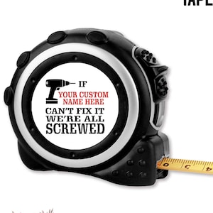 Personalized Tape Measure Christmas 2022 Funny Tape Measure Measuring Tape Custom Tape Measure Gift for Dad Gift Retractable TAPE10