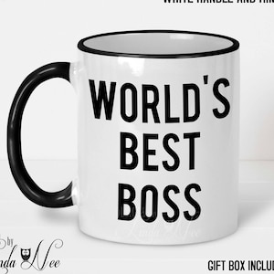 World&#39;s Best Boss Mug, Bosses Day Gift, Gift for Boss, The Office TV Show Mug, Worlds Best Boss, Dunder Mifflin, Best Boss Gift, Mug MPH390