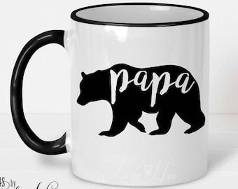 Papa Bear, Papa Bear Mug, Papa Mug, Papa Bear Gift, Papa, New Dad Gift, Papa Birthday Gift, Dad Birthday Gift, Gift for Dad, Dad Gift MPH391