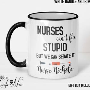 Krankenschwester Becher Krankenschwester Geschenke personalisierte Tasse Geschenke für Krankenschwester Kaffee Tasse Krankenpflegeschule Grad Custom Krankenschwester Becher Krankenschwester RN MSA148