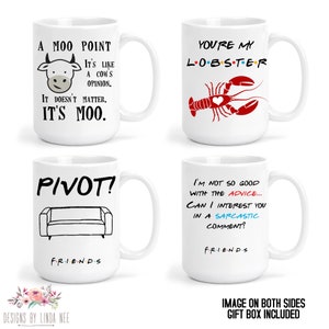 Tazza Unagi Ross - Slogan Sushi Ispirato Alla Serie TV Friends - 0,33L, Ceramica, Regalo Divertente