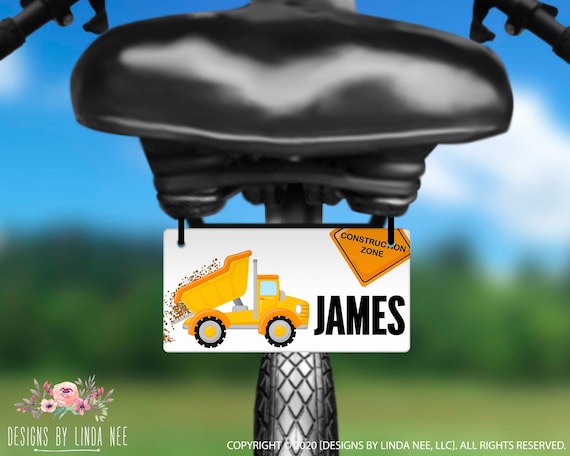 Personalised bike best sale accessories