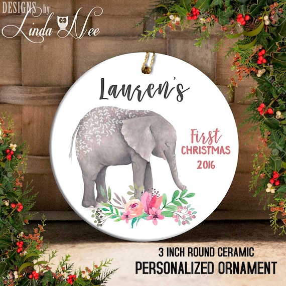 personalized baby ornament