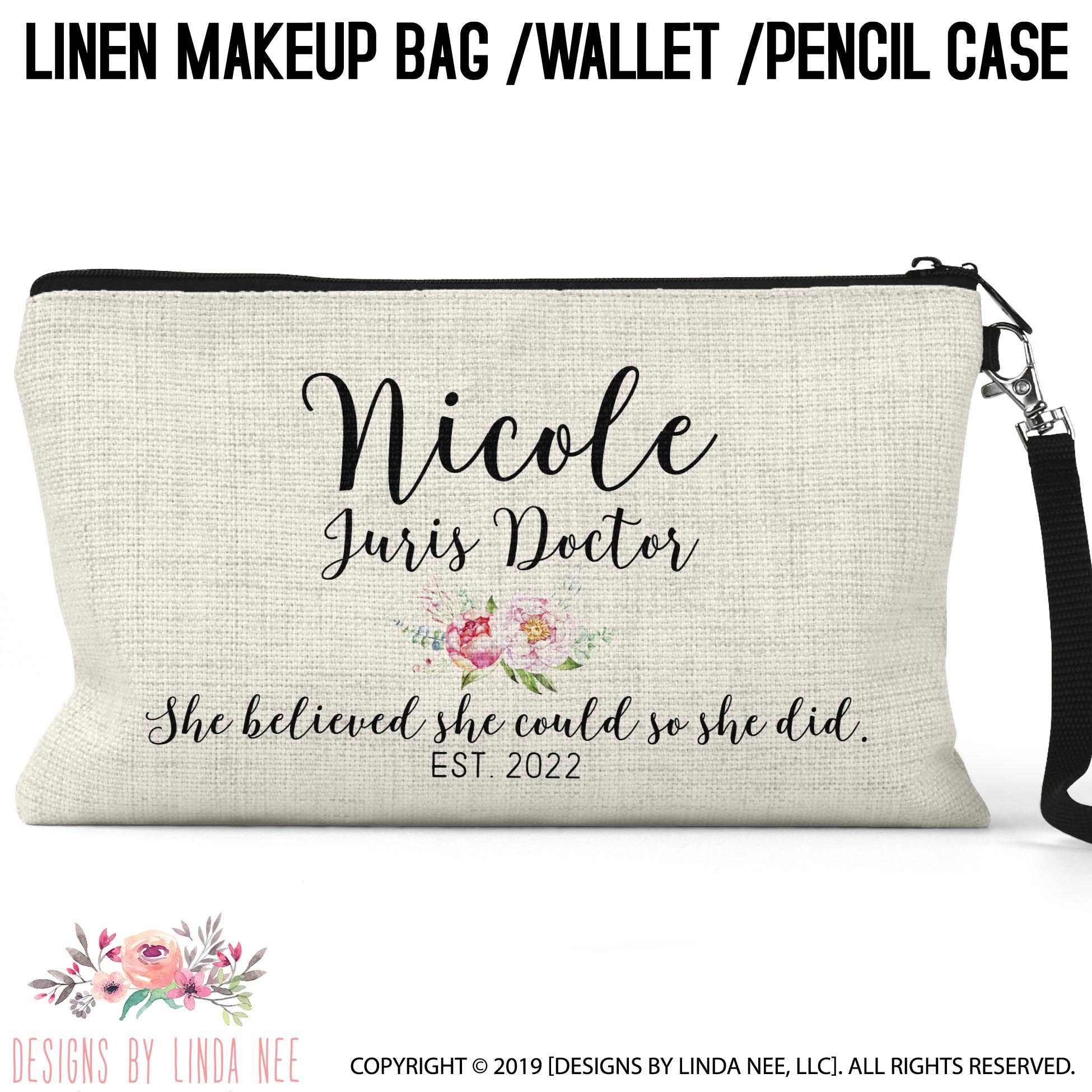 Juris Doctor Graduation Gift Lawyer Gift Lawyer Cosmetic Bag Etsy