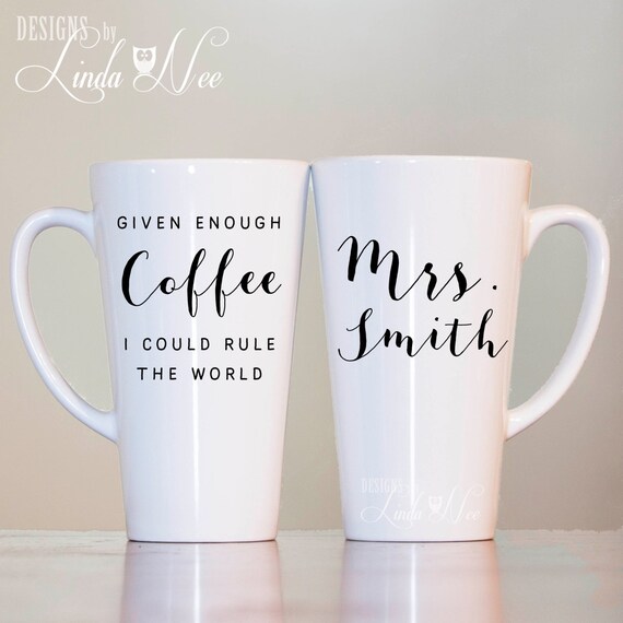 Custom Latte Mugs, Design Ceramic Coffee Mugs