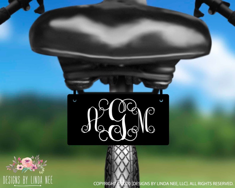 Custom License Plate Black Bike License Plate Personalized Etsy