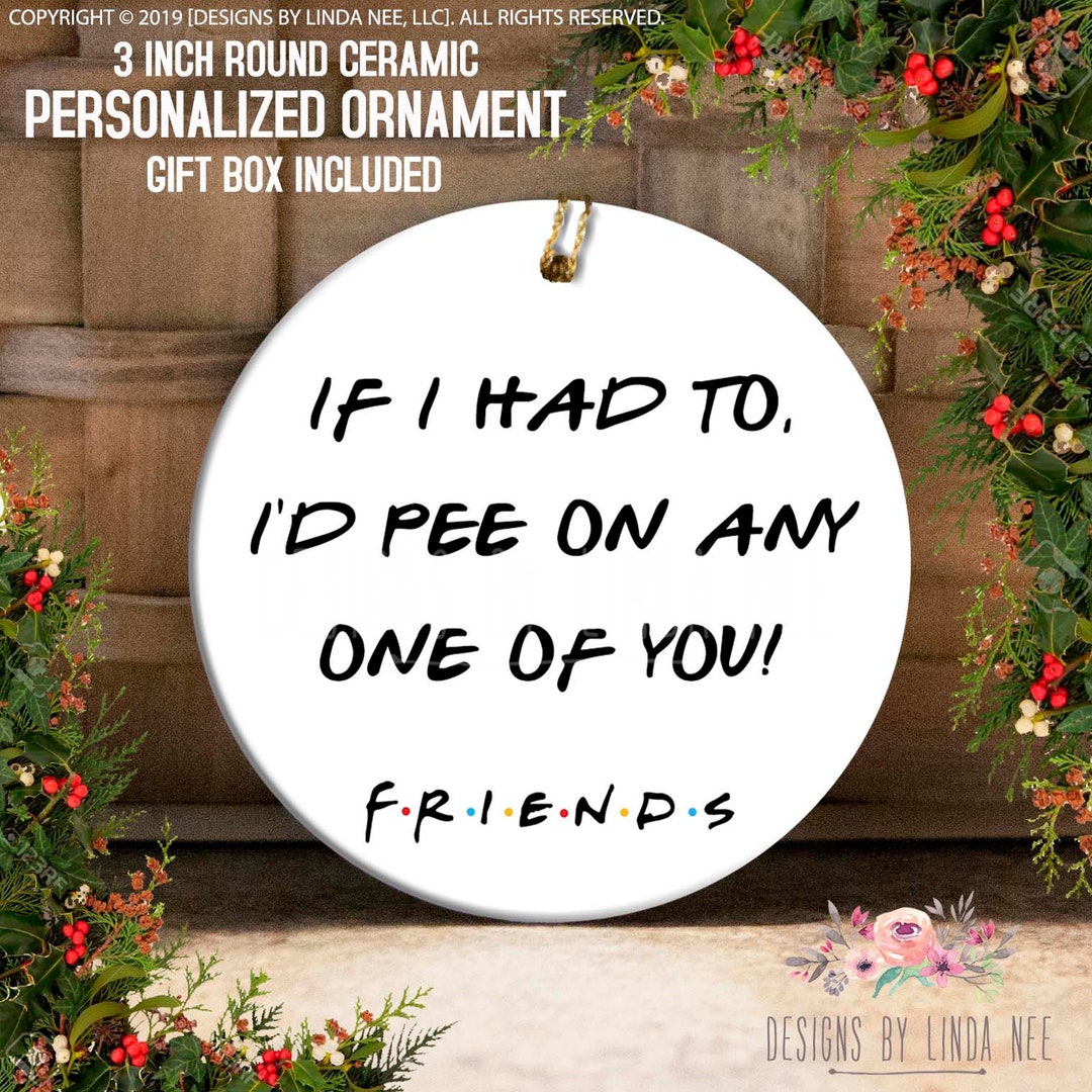 Friends TV Show Ornament, Friends TV Show Christmas Gift Ornament