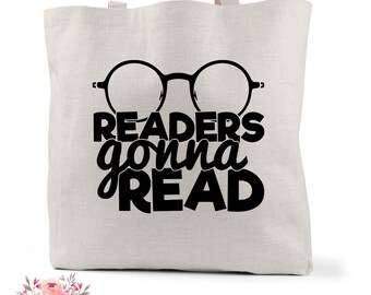 Book Tote Bag, Reading Gift for Book Lover, Library Tote, Tote for Bookworm, Linen Tote Bag, School Bag, Shopping Bag Grocery Bag Nerd TPH49