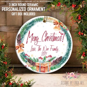 クリスマスオーナメント ファミリーオーナメント 新築祝い クリスマスギフト 家族や友人へのギフト パーソナライズされたギフト オーナメントギフト OCH165