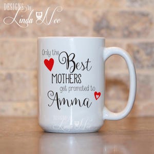 Nur die besten Mütter höher gestuft, Amma Becher, Baby zeigen, Becher, Schwangerschaftansage, Oma Nana Nanny Grannie Gramm Kaffee Becher MPH311