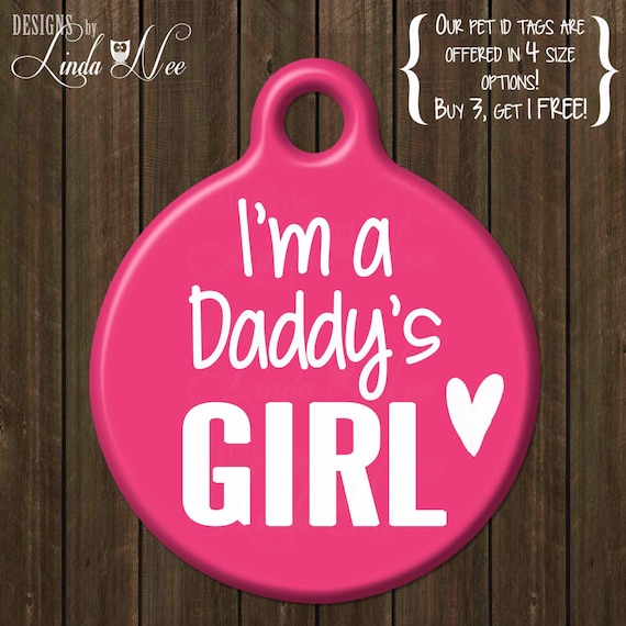 Daddy's girl dog tag hotsell