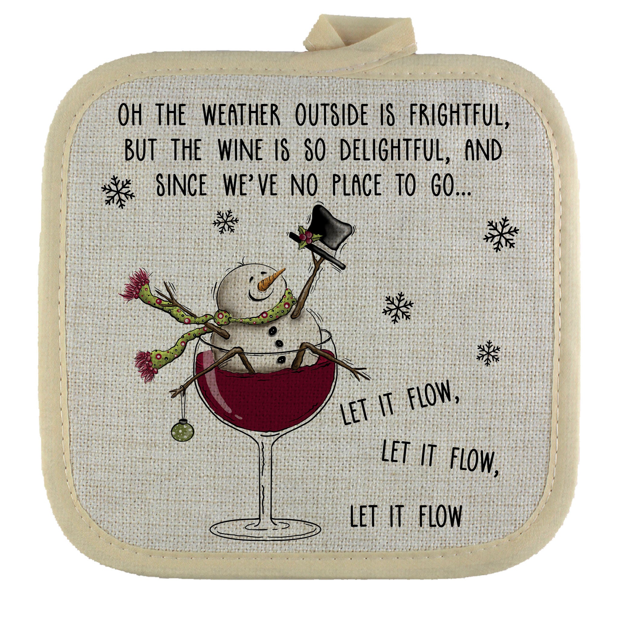 Winter Theme Funny Kitchen Towels – Do Take It Personally