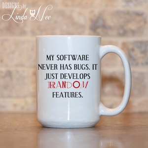MUG ~ Computer Software Mug, Coffee Mug, Programmer Mug, Funny Geek Quote Mug, Computer Software Mug, Nerd Mug, Computer Engineer Mug MSA11