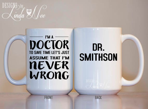 Personalized Doctor Nutrition Facts Mug, Nutrition Facts Custom Mug, Doctor  Gift, Best Doctor Gift, Doctor Cup, Doctor Gag, Doctor Gifts 