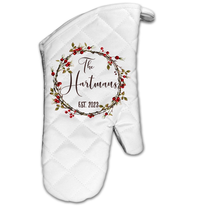 Personalized Kitchen Towels, Christmas Gifts, Custom Tea Towels, Dish Towels, Hand Towel, Personalized Towel, Dish Cloth, Monogrammed KTP19 Oven Mitt