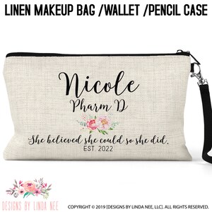 Inspirierende Make-up-Tasche Mit Bibelvers – Geräumig, Robust, Ideal Als Geschenk Für Christliche Frauen
