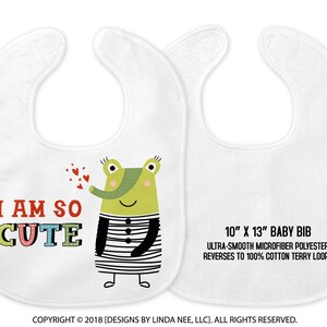 I am so Cute Bib and Burp Cloth Baby Girls Baby Bib Custom Baby Shower Burp Cloth Baby Boy Gift Set Bib and Burp Cloth Set Animal Print BIB5