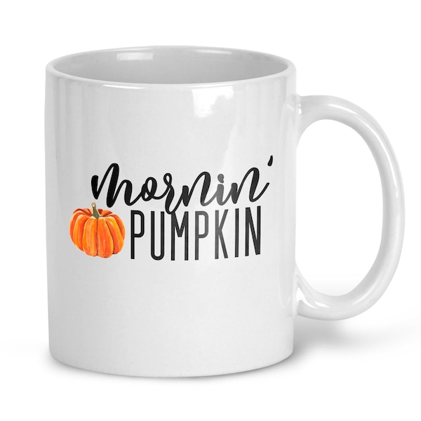 Mornin Pumpkin Campfire Mug Fall Mug Pumpkin Spice Latte Coffee Mug Fall Decor Pumpkin Decor Coffee Cup Good Morning Pumpkin Autumn MHO35