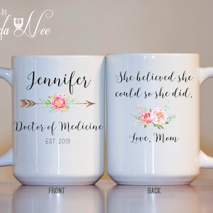 Doctor of Medicine, Doctor Gift, MD Gift, Doctor Graduation, Gift for Doctor, Doctor Mug, MD Mug, Graduation Gift, Physician Gift Mug MPH467